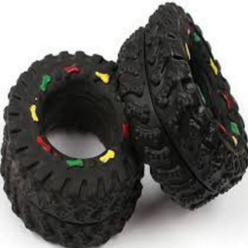 Animal Sounds Tire Shape Pet Dog Toy