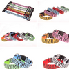 Safety Pet Dogs LED Collar Night Lighted Up Zebra Nylon