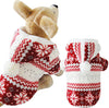 Winter Warm Pet Dog Clothes Cozy Snowflake Hoodie Coat