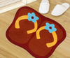 Flip Flop Floor Mats Bedroom Carpet Door Ground Bath Household Rug Living Room Home Textile Blanket Accessories Product Supplies